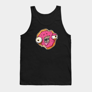 Funny Zombie Donut Tank Top